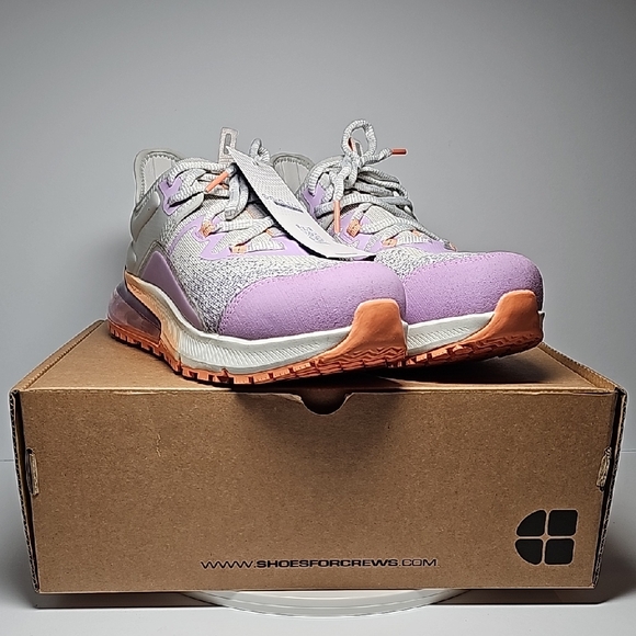 Shoes for Crews Gia Sneakers Shoe Nano Composite Toe Work Shoe Water Resistant 9 - Picture 2 of 14